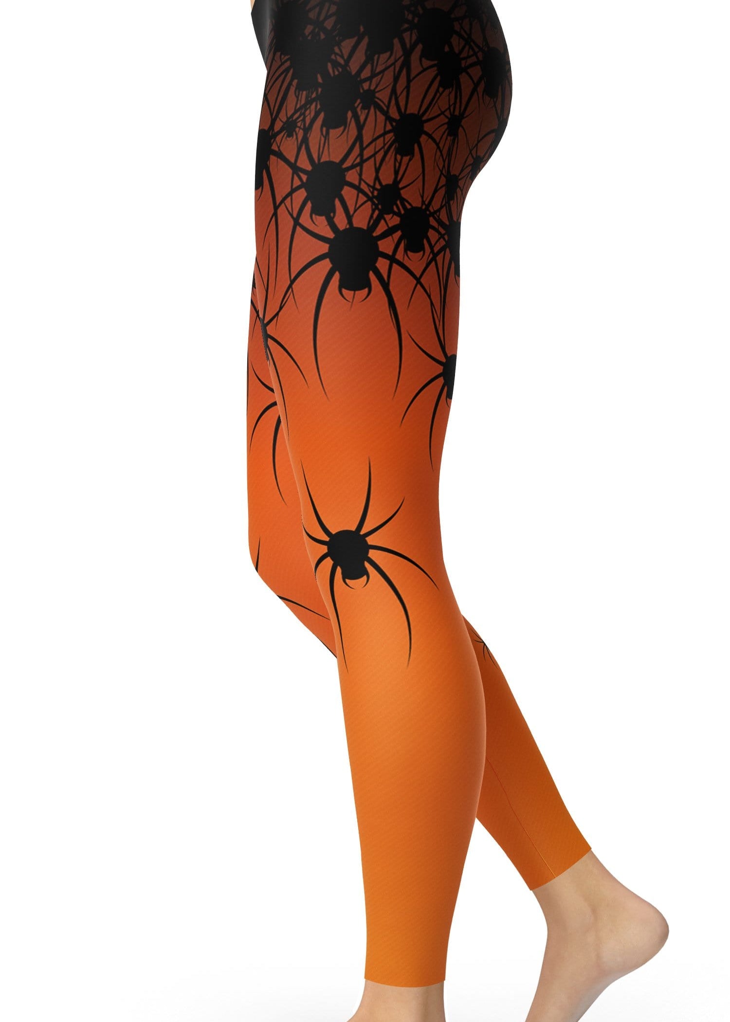 Halloween Spiders Leggings - US FITGIRLS