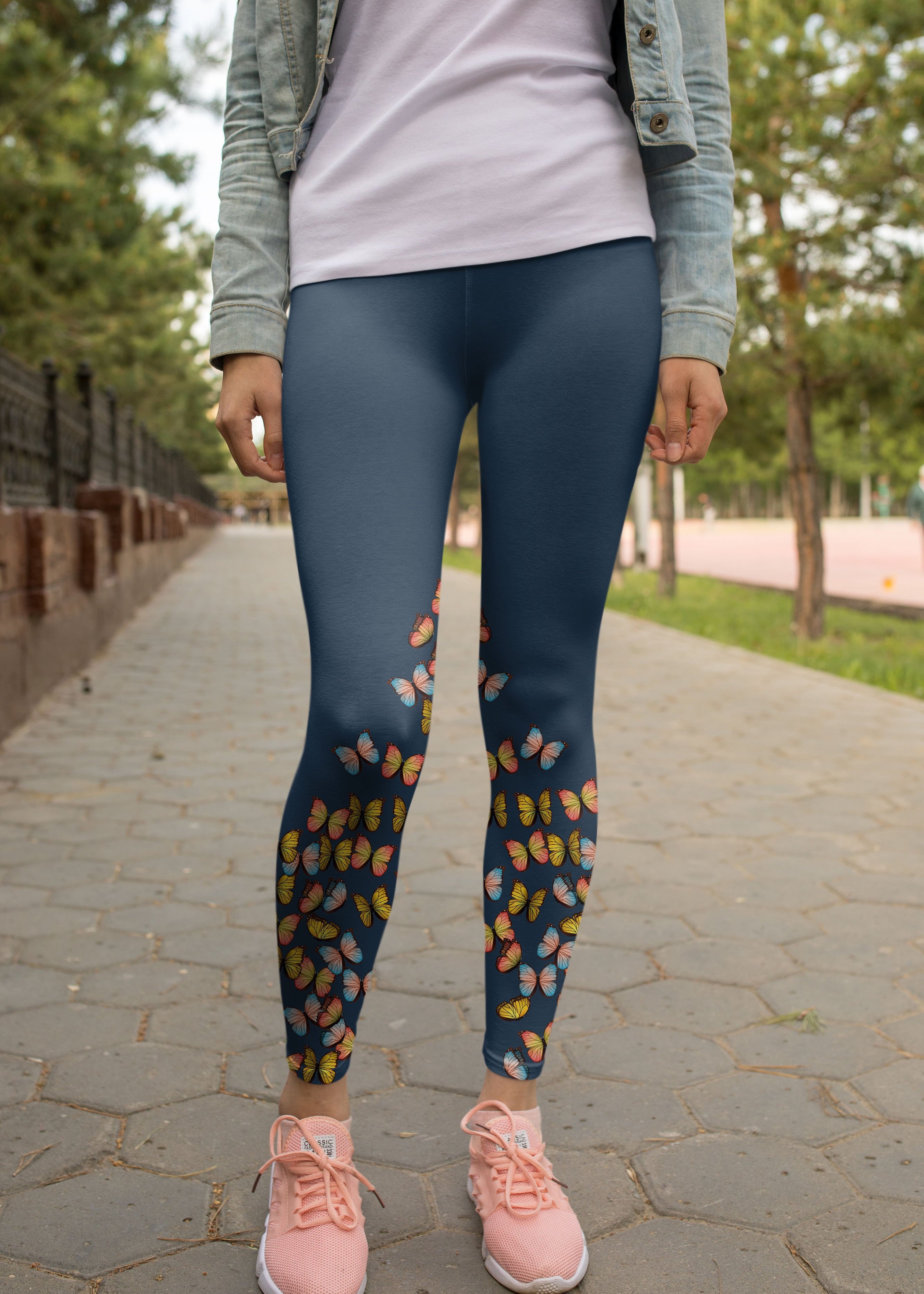 Colorfull ButterFly Leggings - US FITGIRLS