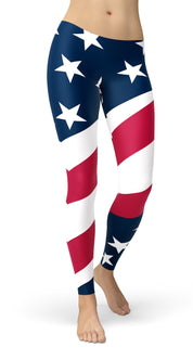 AMERICAN FLAG Leggings - US FITGIRLS