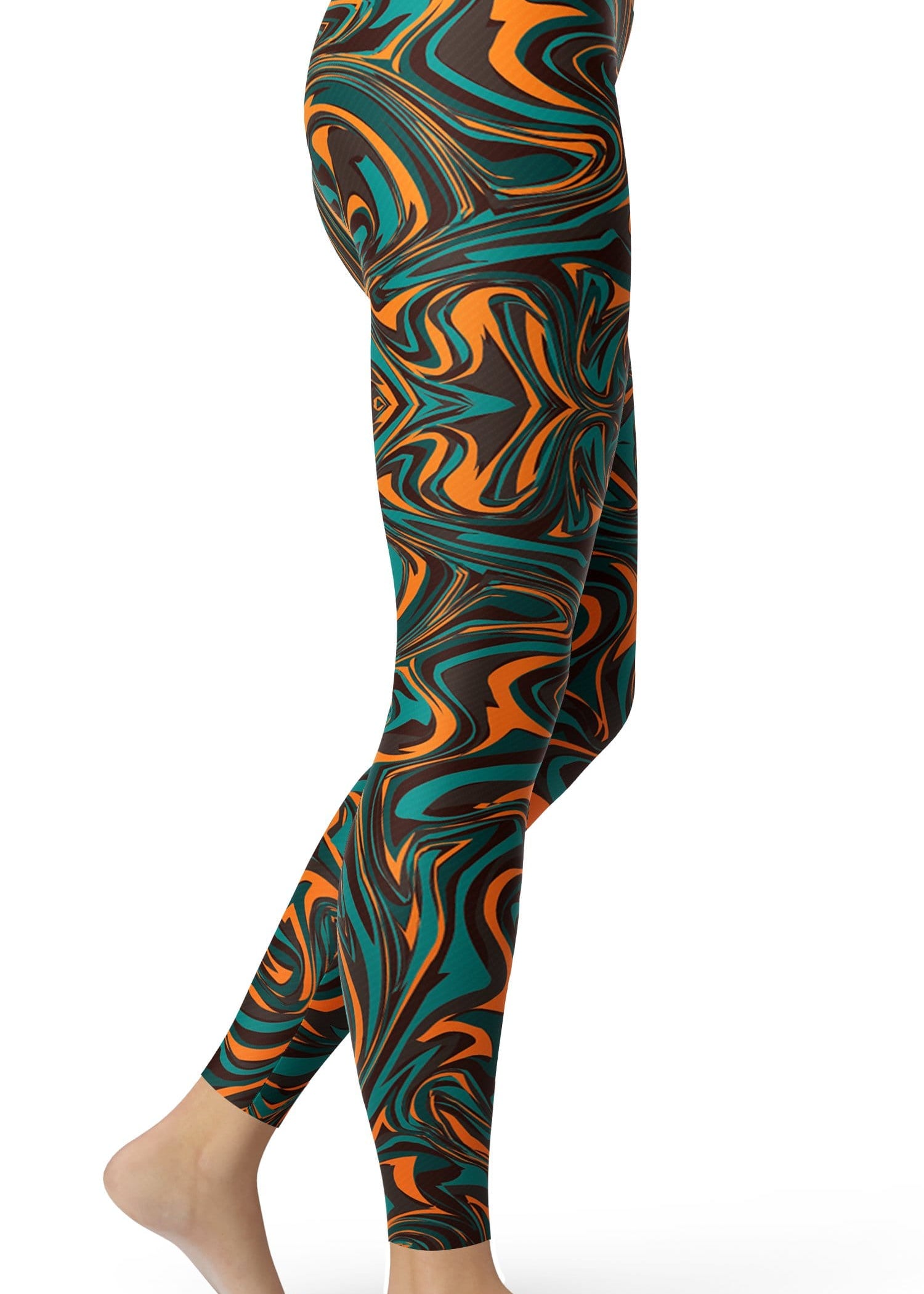 PSYCHEDELIC NEON PAINT Leggings - US FITGIRLS