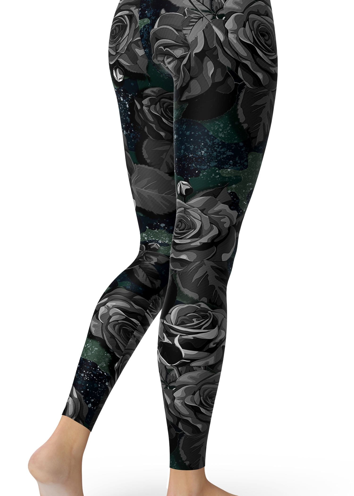 camouflage with flower  Leggings - US FITGIRLS