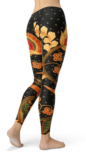 Indonesian Batik Leggings - US FITGIRLS