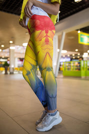 Parrot Feathers Leggings - US FITGIRLS
