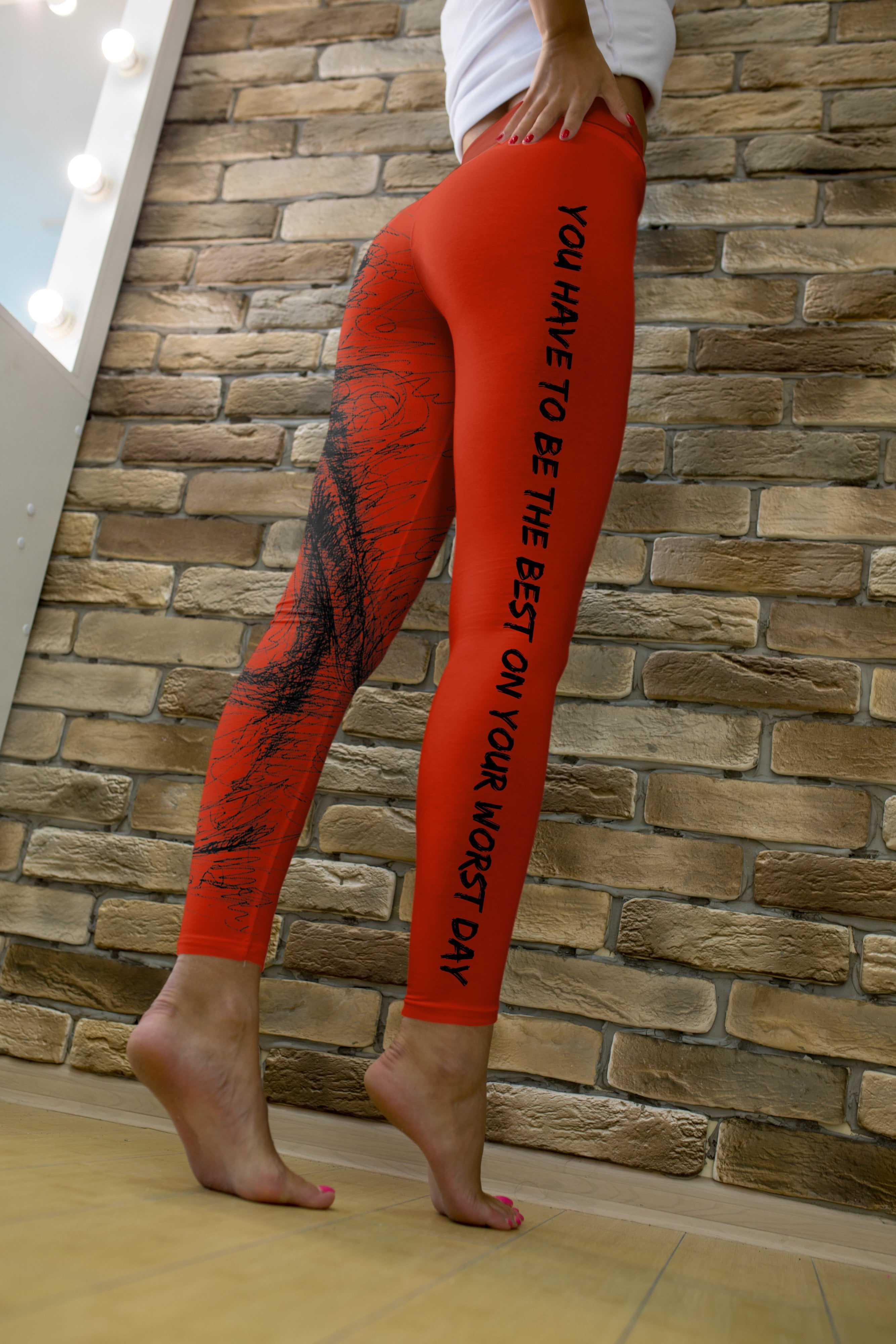 Best on your worst day Leggings - US FITGIRLS