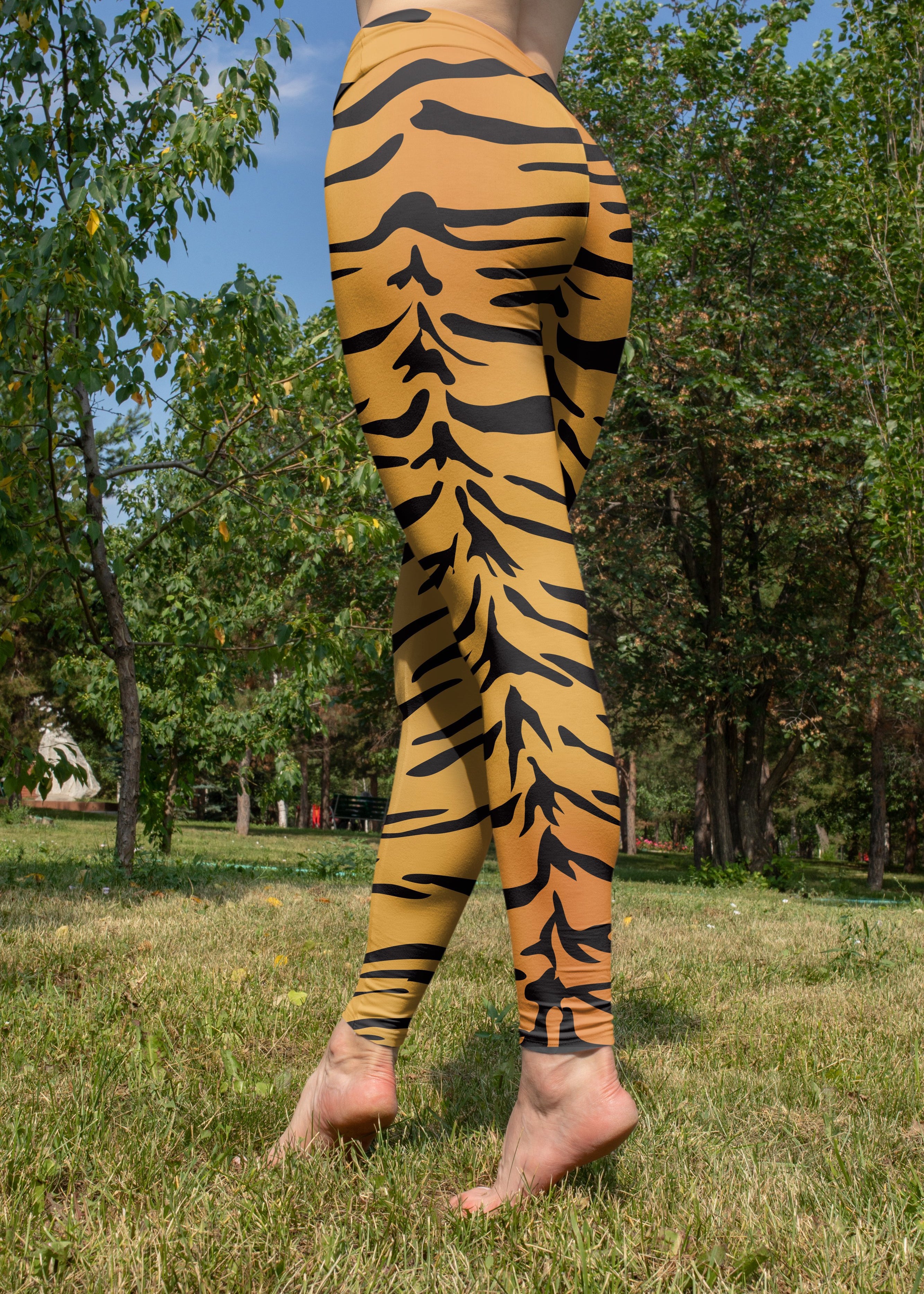 Tiger Print Leggings - US FITGIRLS
