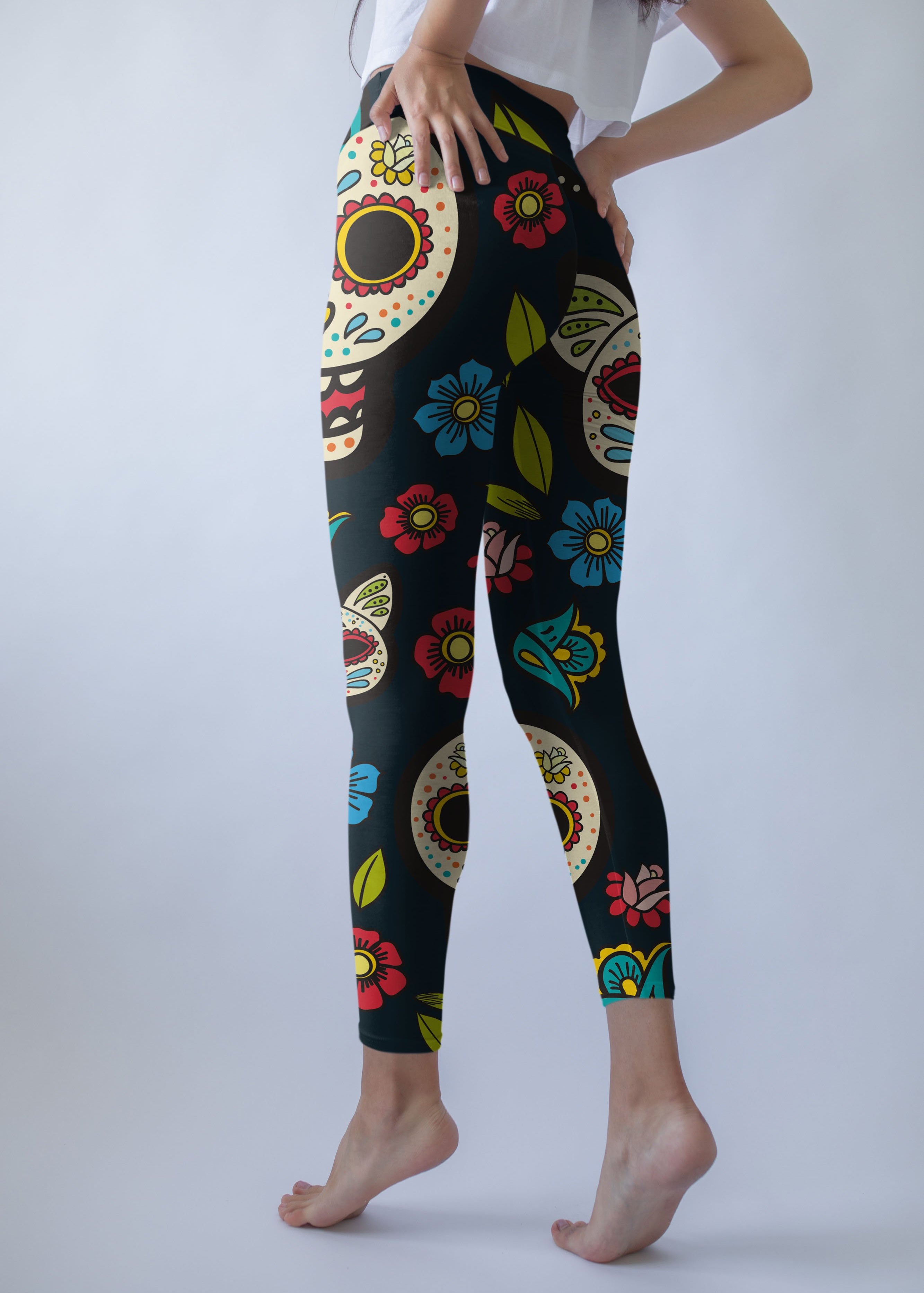 Day of the Dead Leggings - US FITGIRLS