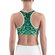 Peacock Feathers Sports bra - US FITGIRLS