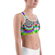 Psychedelic  Sports bra - US FITGIRLS