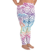 RELAX AND STAY CALM Plus Size Leggings - US FITGIRLS