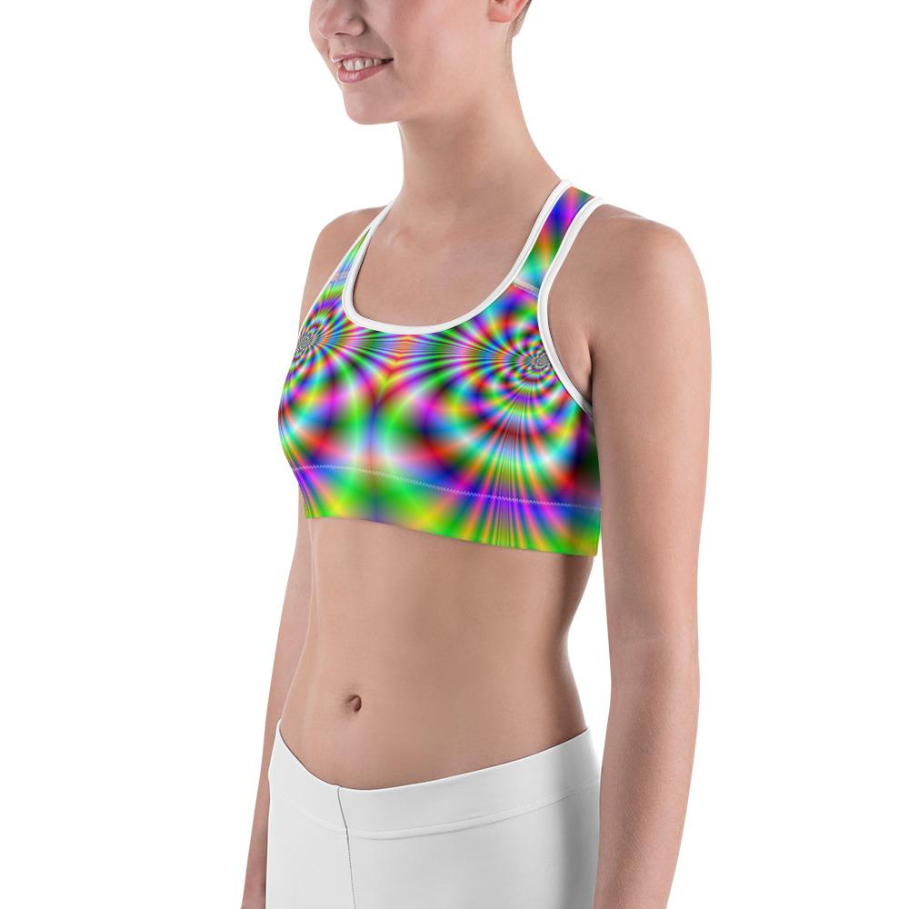 Psychedelic  Sports bra - US FITGIRLS