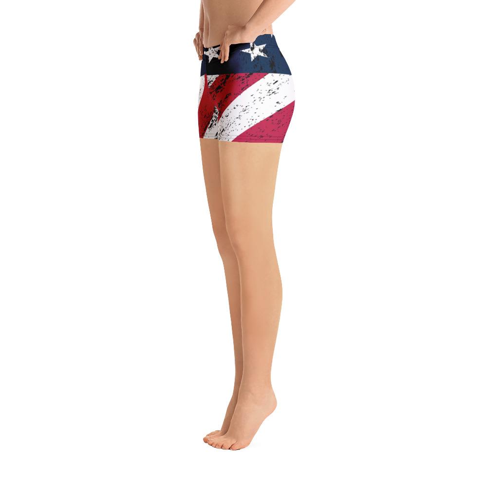 American Flag Shorts - US FITGIRLS