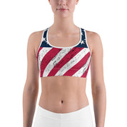 American Flag Sports bra - US FITGIRLS