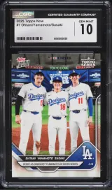 Shohei Ohtani Yoshinobu Yamamoto Roki Sasaki ROOKIE #7