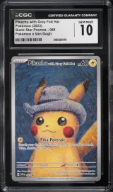 Pikachu with Grey Felt Hat #085