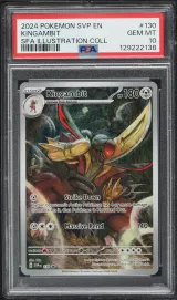 2024 Pokemon SV Promo Shrouded Fable Illustration Alt Art Kingambit #130